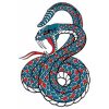 タトゥーシール　青蛇（小）