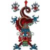タトゥーシール　赤龍