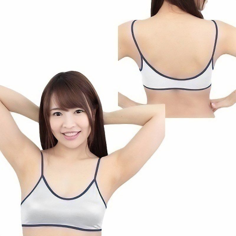 光沢ストレッチスポブラ　ホワイト