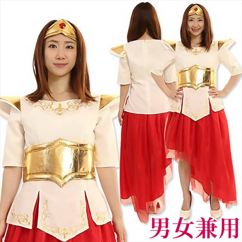 笑ってもいいんだよドレス　ＵＮＩＳＥＸ　男女兼用　レッド